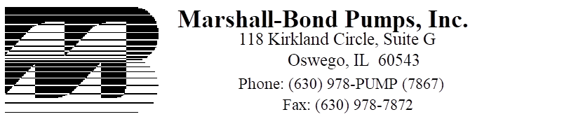 Marshall-Bond Pumps, Inc.